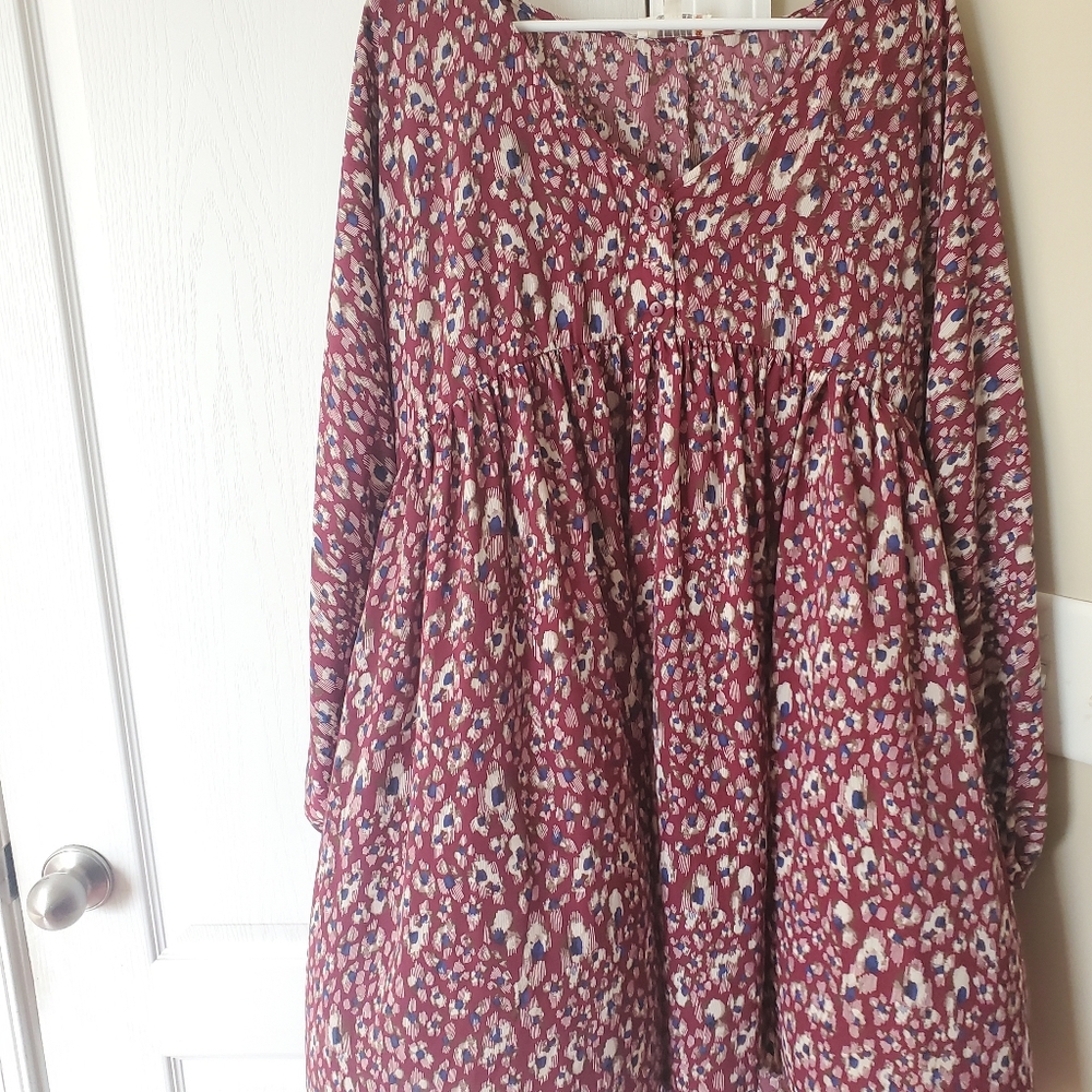 Umgee Baby Doll Swing Dress/Tunic